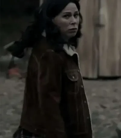 Maura Tierney American Rust Brown Jacket