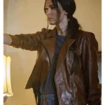 Megan Fox Midnight in the Switchgrass Leather Black Jacket