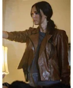 Megan Fox Midnight in the Switchgrass Leather Black Jacket
