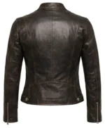 Meghan Brown Women’s Biker Leather Jacket