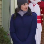 Meghan Ory Believe in Christmas Blue Coat