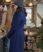 Meghan Ory Believe in Christmas Blue Coat