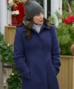 Meghan Ory Believe in Christmas Blue Coat