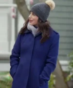 Meghan Ory Believe in Christmas Blue Coat