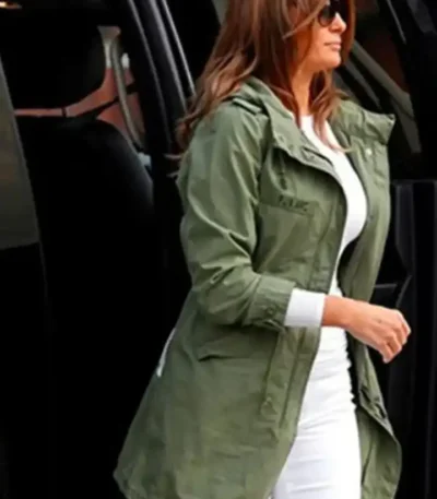 Melania Trump Don’t Care Hooded Coat