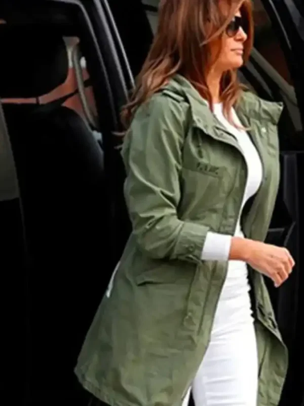 Melania Trump Don’t Care Hooded Coat
