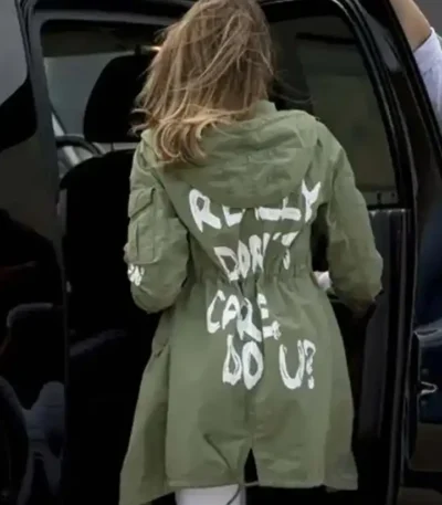 Melania Trump Don’t Care Hooded Coat