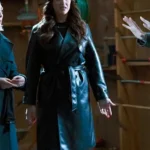 Melissa Fumero Grosse Pointe Garden Society Leather coat