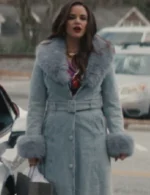 Melissa Fumero Grosse Pointe Garden Society S01 Fur Denim Coat