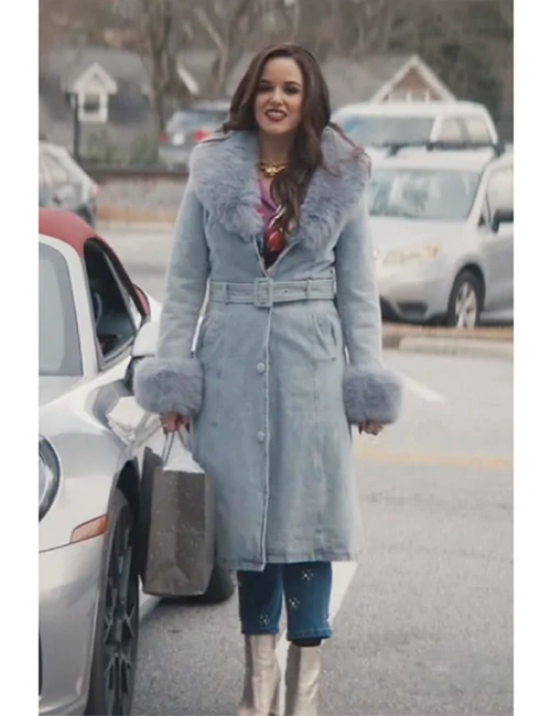Melissa Fumero Grosse Pointe Garden Society S01 Fur Denim Coat Melissa Fumero Grosse Pointe Garden Society S01 Fur Denim Coat