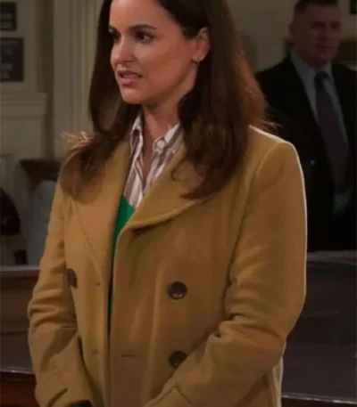 Melissa Fumero Night Court S02 Wool Coat