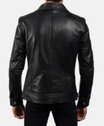 Mens Legacy Black Leather Biker Jacket