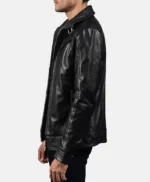 Mens Legacy Black Leather Biker Jacket