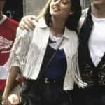 Mia Sara Ferris Bueller’s Day Off White Leather Jacket