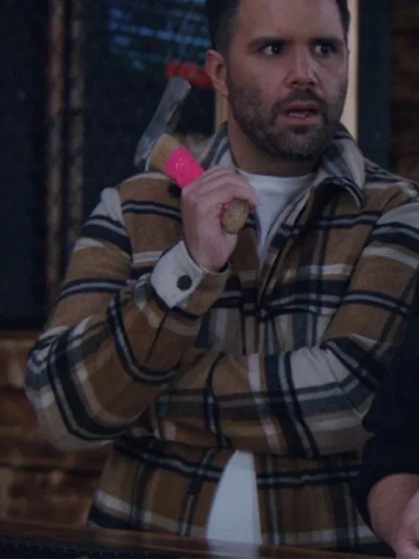 Micah Lyons Grumpy Old Santa 2023 Plaid Jacket