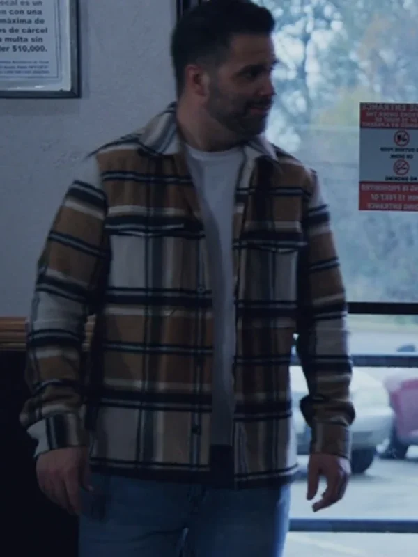 Micah Lyons Grumpy Old Santa 2023 Plaid Jacket