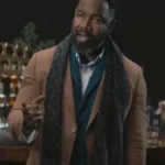 Michael Jai White Hostile Takeover Brown Blazer