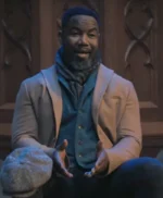 Michael Jai White Hostile Takeover Brown Blazer