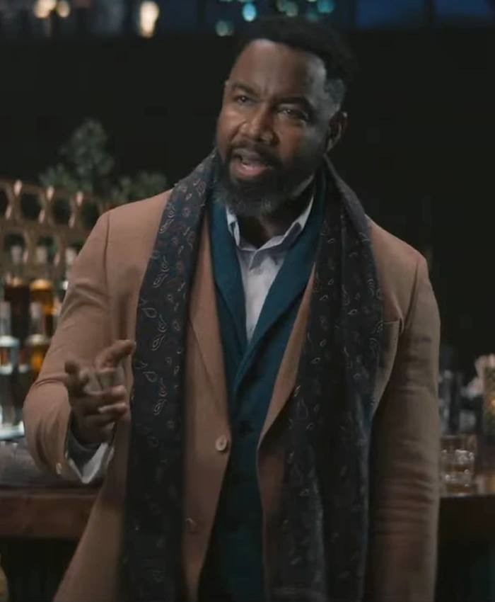 Michael Jai White Hostile Takeover Brown Blazer Michael Jai White Hostile Takeover Brown Blazer