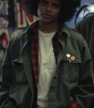 Mick Stranger Things Green Jacket
