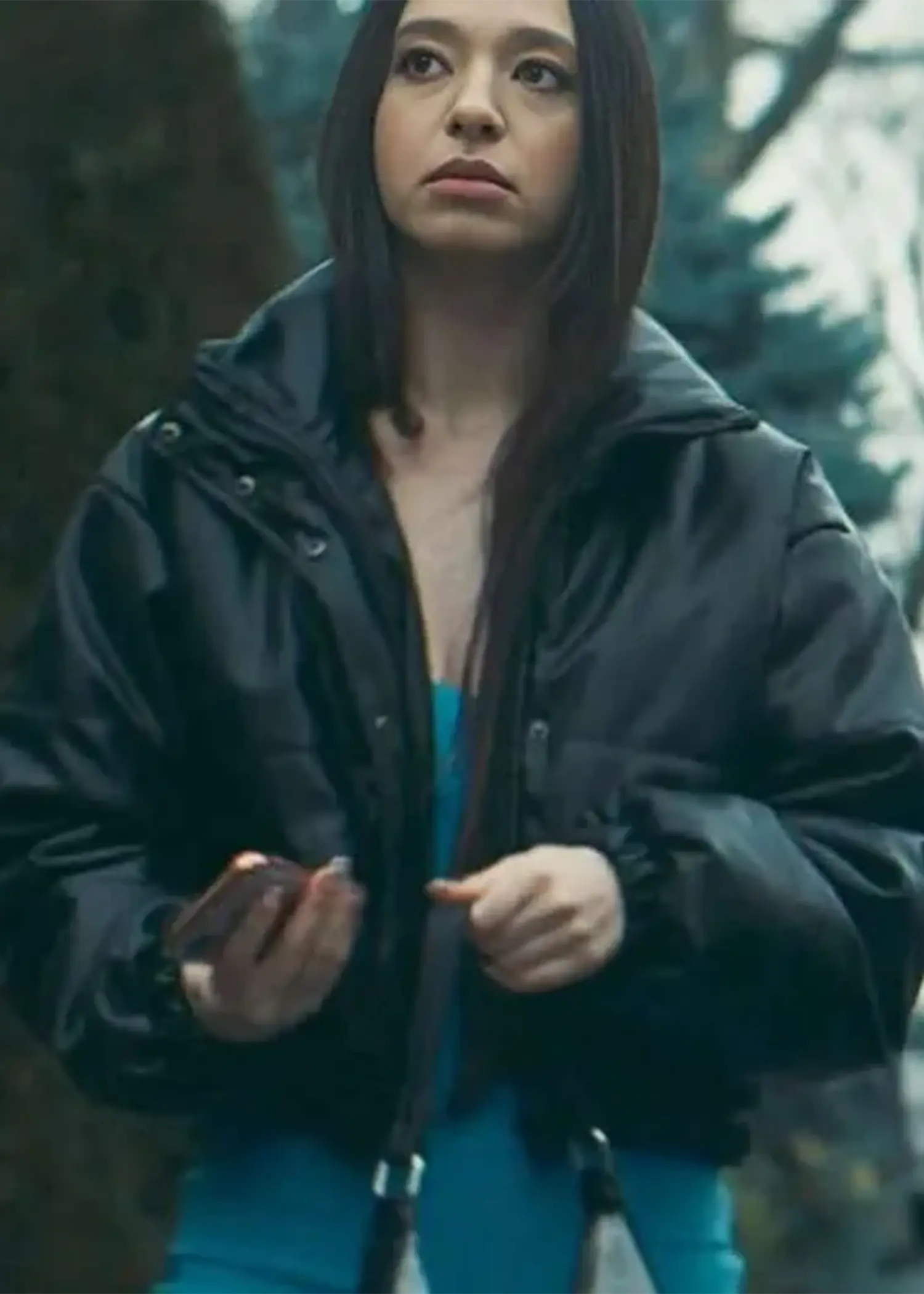 Mikey Madison Anora Bomber Jacket Mikey Madison Anora Bomber Jacket