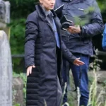 Mila Kunis Wake Up Dead Man Trench Coat
