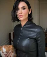 Fashion Week 2026 Demi Moore Leather Jacket