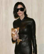 Fashion Week 2026 Demi Moore Leather Jacket