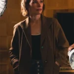 Milla Jovovich In the Lost Lands Brown Blazer