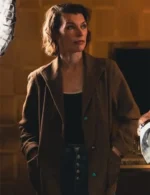 Milla Jovovich In the Lost Lands Brown Blazer