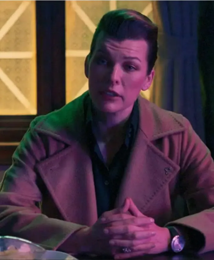 Milla Jovovich The Rookies Bruce Coat Milla Jovovich The Rookies Bruce Coat