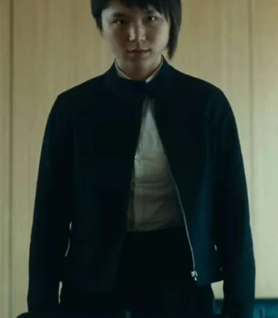 Min Sun Kleo Season 02 Black Cotton Jacket