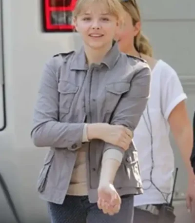 Chloë Grace Moretz Kick-Ass 2 Cotton Jacket