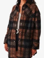 Minka Kelly Ransom Canyon Plaid Shacket