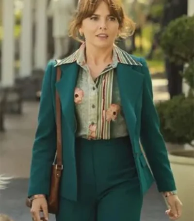 Minx Season 02 Ophelia Lovibond Green Blazer