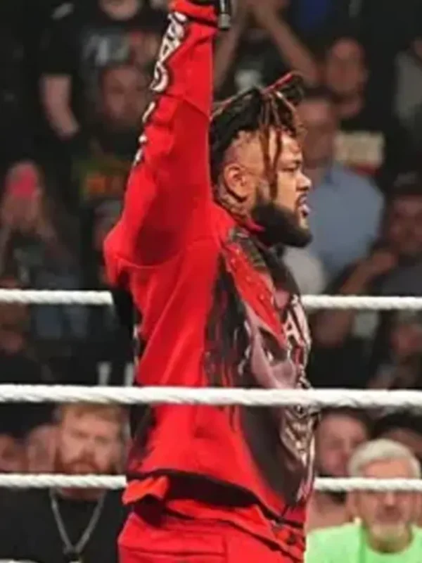 Jacob Fatu Monday Night RAW Red Jacket