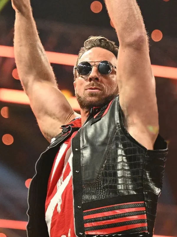 RAW 2026 LA Knight Black Leather Vest