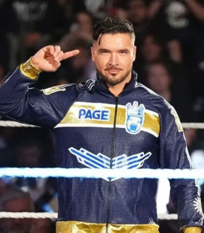 Monday Night RAW Ethan Page Blue Jacket
