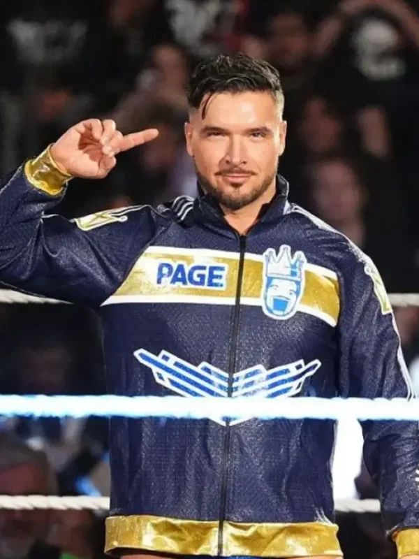 Monday Night RAW Ethan Page Blue Jacket