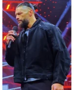 RAW 2026 Roman Reigns Black Denim Jacket