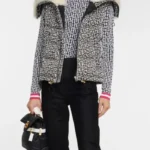 Monogrammed Fur Vest
