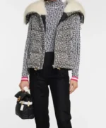 Monogrammed Fur Vest