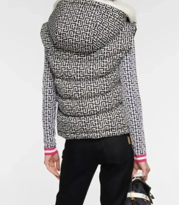 Monogrammed Fur Vest