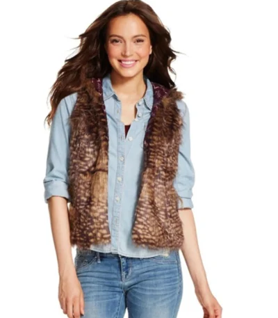 Mossimo Fur Vest