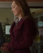 My Christmas Guide 2023 Amber Marshall Maroon Coat
