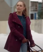 My Christmas Guide 2023 Amber Marshall Maroon Coat