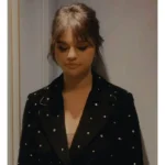 My Mind & Me 2022 Selena Gomez Crystal Embellished Black Blazer