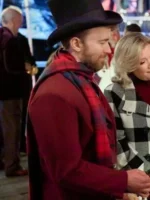 Chandler Massey Mystic Christmas 2023 Maroon Coat