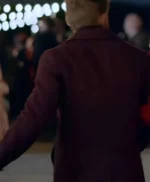 Mystic Christmas 2023 Eric Freeman Maroon Wool Coat