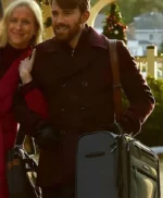 Mystic Christmas 2023 Eric Freeman Maroon Wool Coat